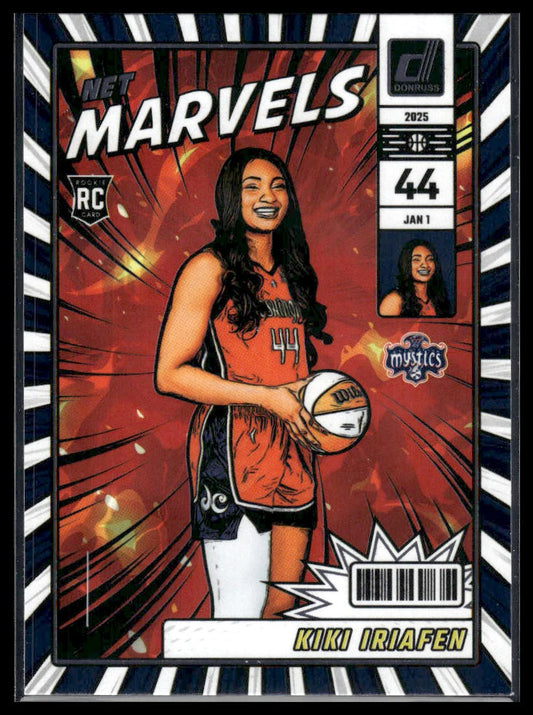 2025 Donruss WNBA #16 Kiki Iriafen Net Marvels