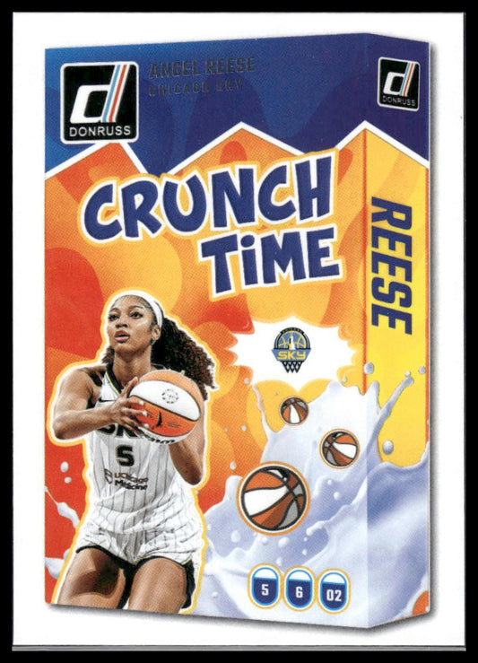 2025 Donruss WNBA #7 Angel Reese Crunch Time