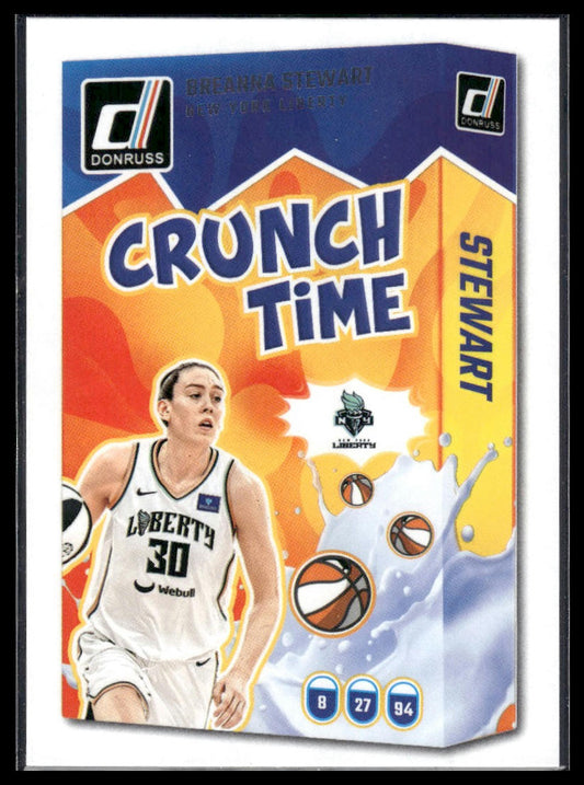 2025 Donruss WNBA #3 Breanna Stewart Crunch Time