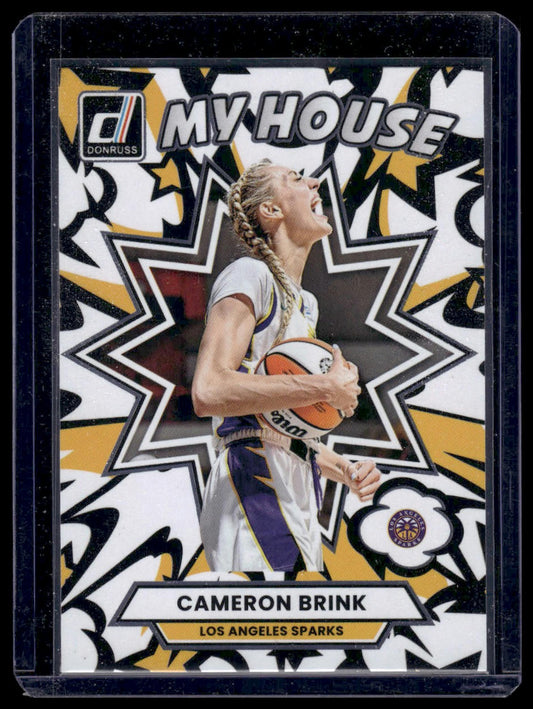 2025 Donruss WNBA #14 Cameron Brink My House Press Proof