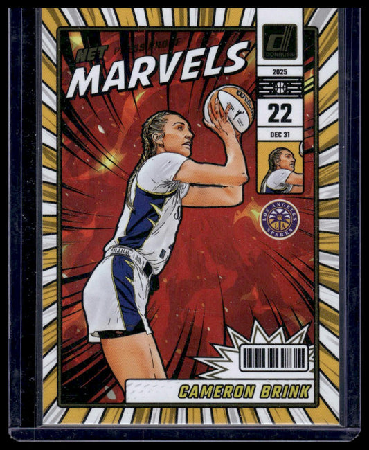 2025 Donruss WNBA #9 Cameron Brink Net Marvels Press Proof