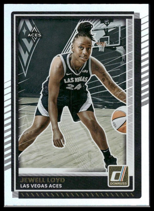 2025 Donruss WNBA #23 Jewell Loyd Green Shimmer