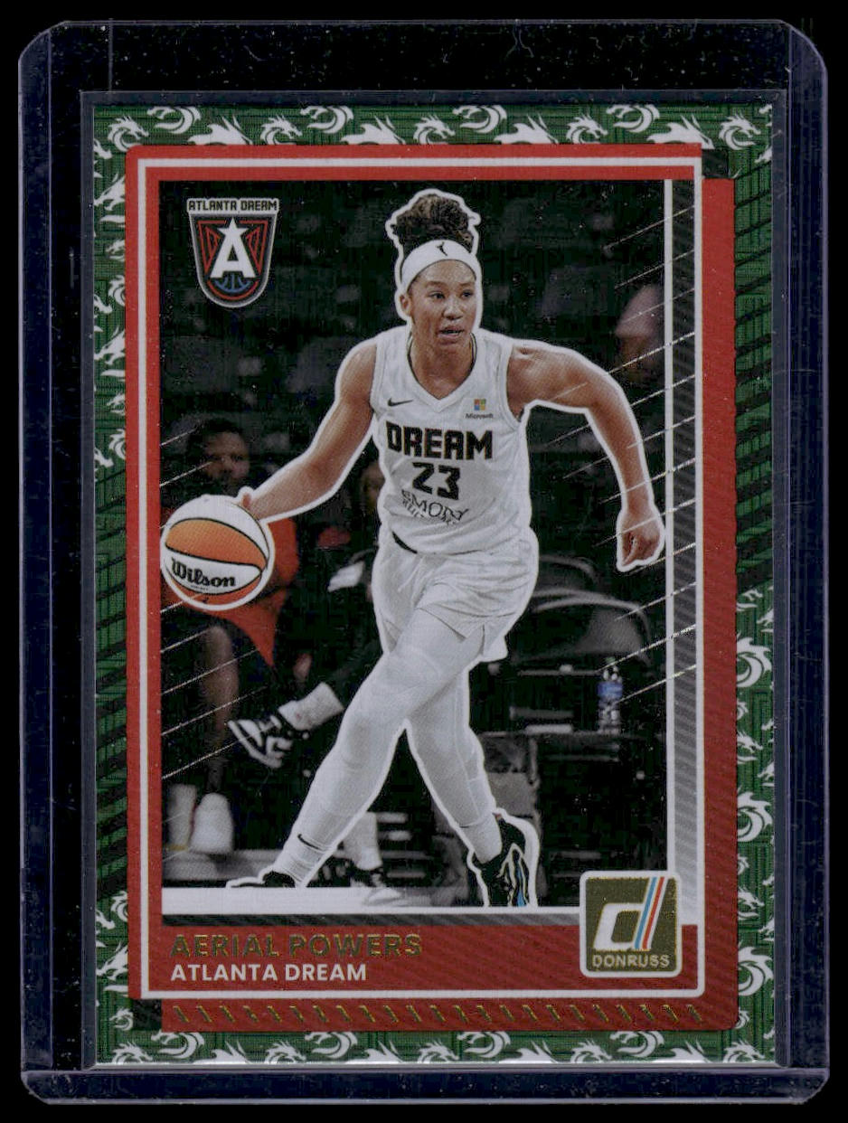 2025 Donruss WNBA #42 Aerial Powers Green Laser