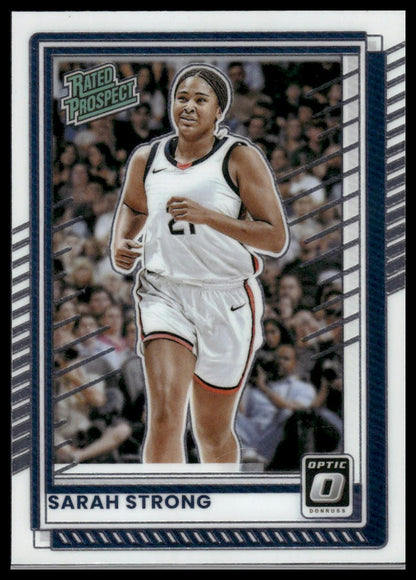 2025-26 Donruss #69 Sarah Strong Holo Green Laser
