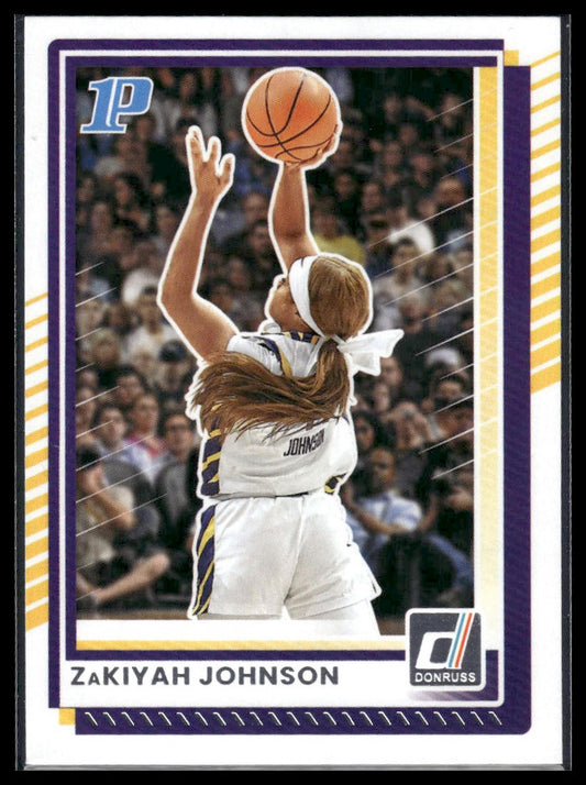 2025-26 Donruss #60 ZaKiyah Johnson Optic Holo