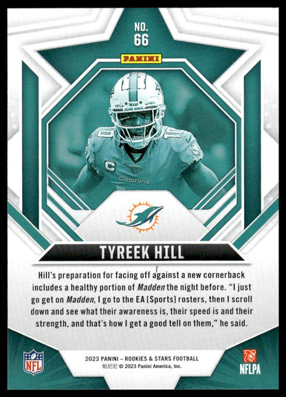 2023 Panini Rookies & Stars #66 Tyreek Hill Green