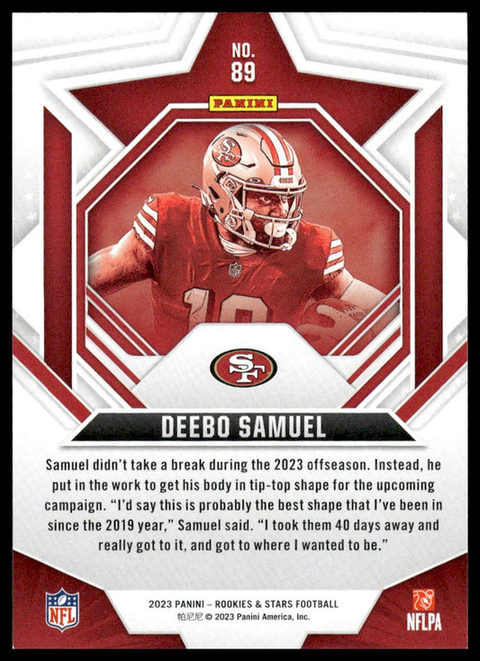 2023 Panini Rookies & Stars #89 Deebo Samuel Longevity