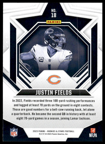 2023 Panini Rookies & Stars #18 Justin Fields Longevity