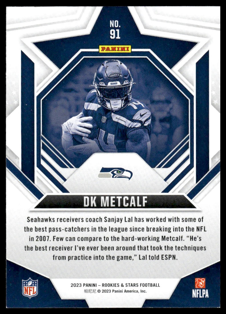 2023 Panini Rookies & Stars #91 DK Metcalf Longevity