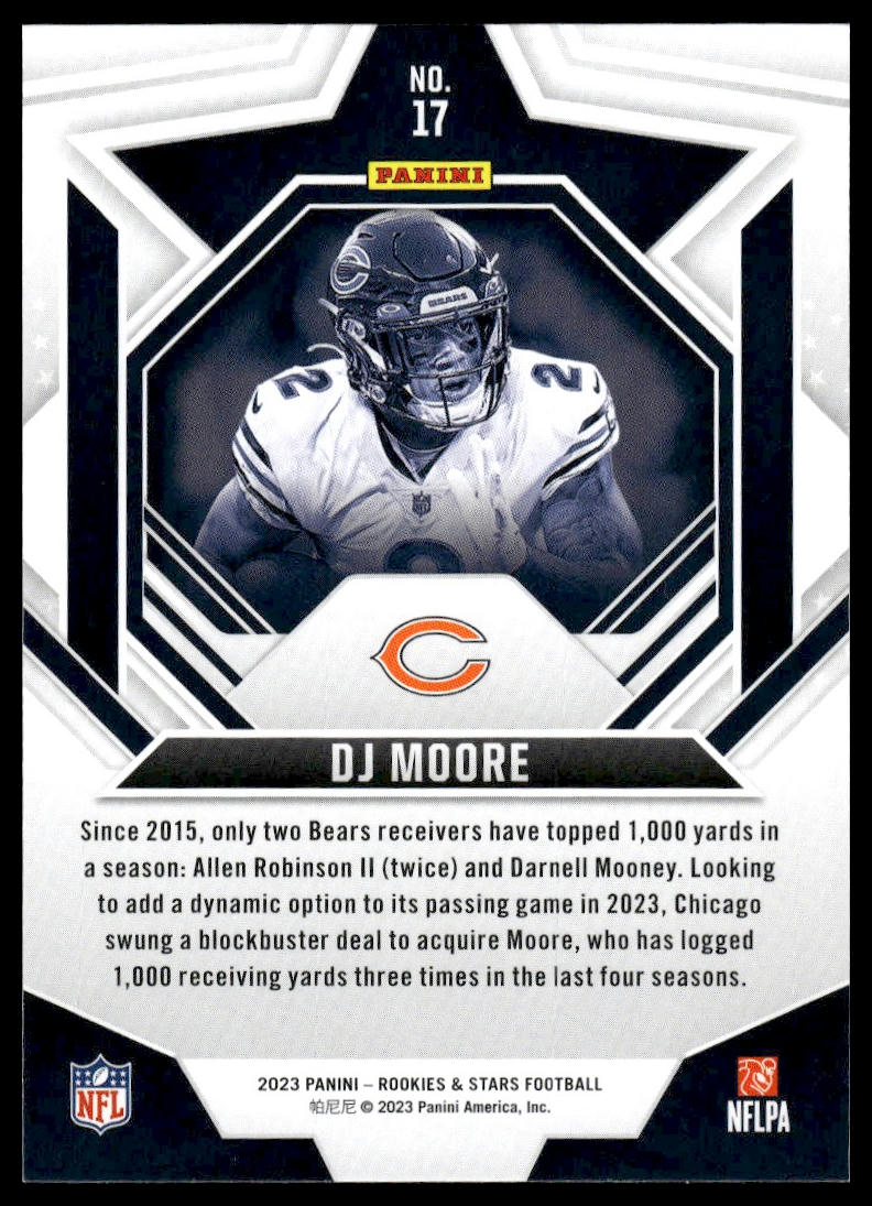 2023 Panini Rookies & Stars #17 DJ Moore Green