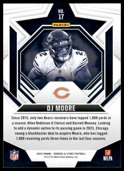 2023 Panini Rookies & Stars #17 DJ Moore Green