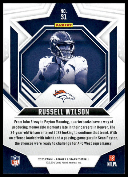 2023 Panini Rookies & Stars #31 Russell Wilson Green