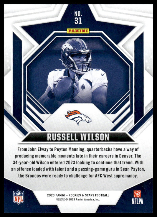 2023 Panini Rookies & Stars #31 Russell Wilson Green