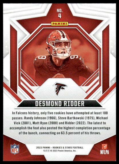 2023 Panini Rookies & Stars #4 Desmond Ridder Green
