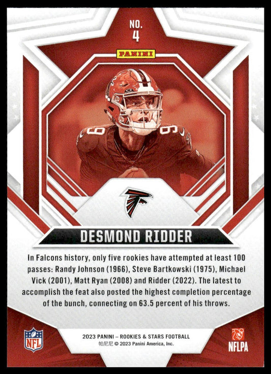 2023 Panini Rookies & Stars #4 Desmond Ridder Green