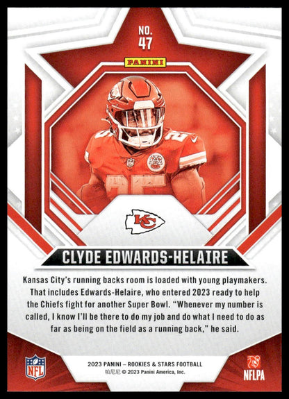 2023 Panini Rookies & Stars #47 Clyde Edwards-Helaire Longevity