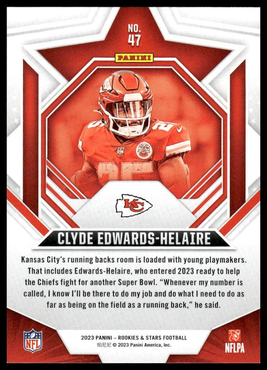2023 Panini Rookies & Stars #47 Clyde Edwards-Helaire Longevity
