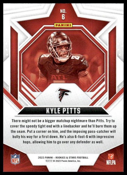 2023 Panini Rookies & Stars #6 Kyle Pitts Red