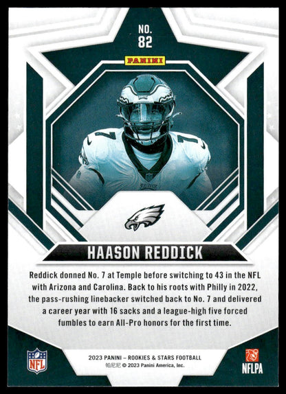 2023 Panini Rookies & Stars #82 Haason Reddick Longevity