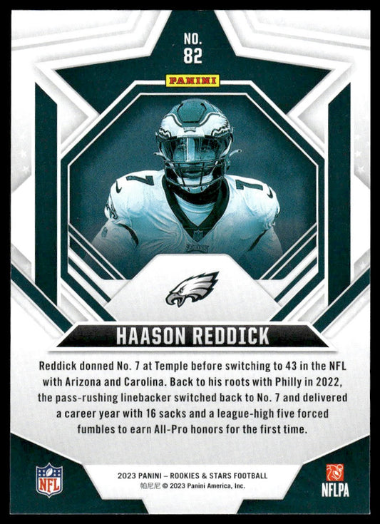 2023 Panini Rookies & Stars #82 Haason Reddick Longevity
