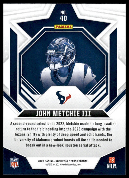 2023 Panini Rookies & Stars #40 John Metchie III Green
