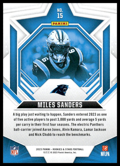2023 Panini Rookies & Stars #15 Miles Sanders Longevity