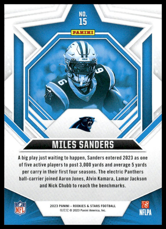 2023 Panini Rookies & Stars #15 Miles Sanders Longevity