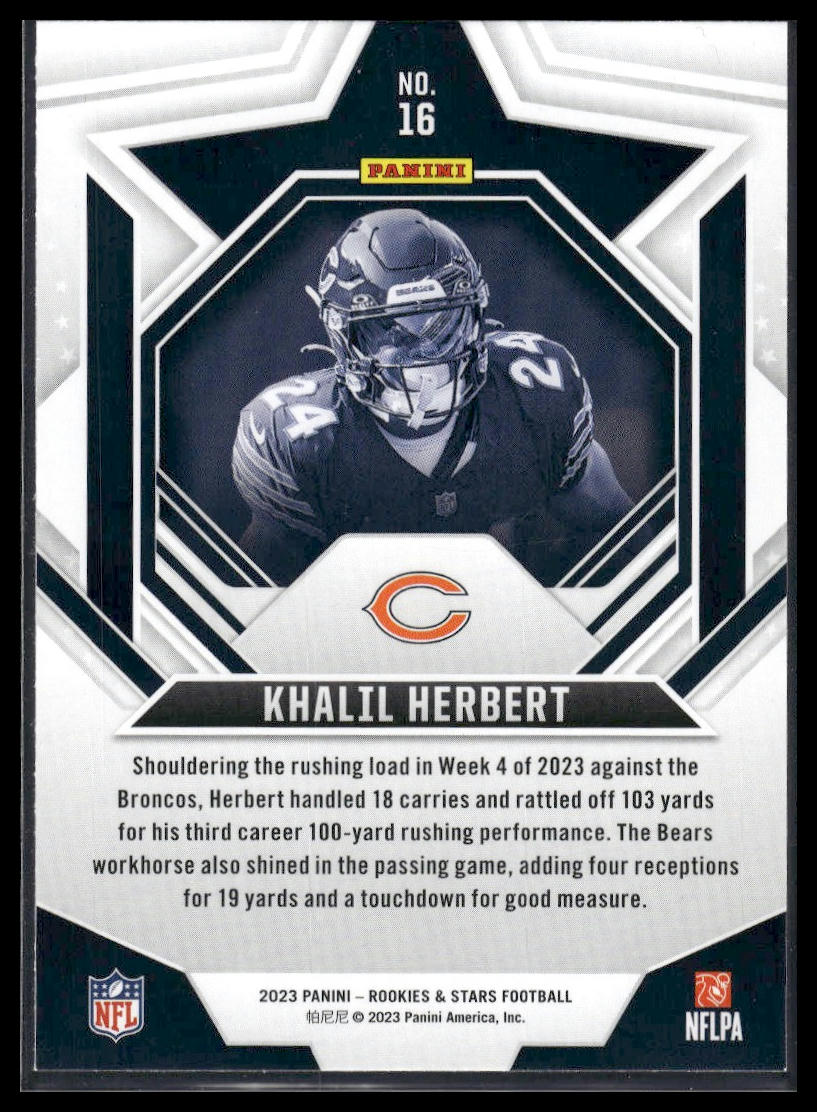 2023 Panini Rookies & Stars #16 Khalil Herbert Green