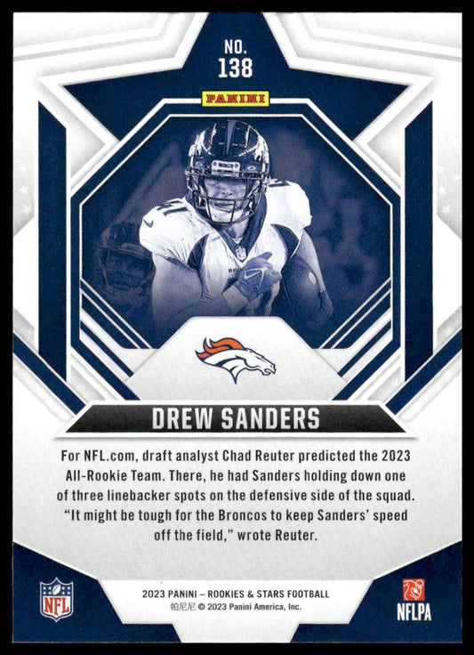 2023 Panini Rookies & Stars #138 Drew Sanders Longevity