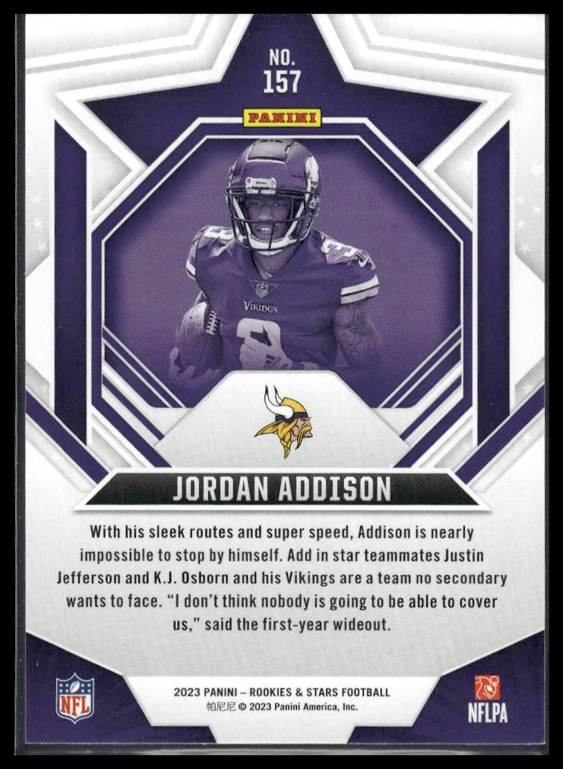2023 Panini Rookies & Stars #157 Jordan Addison Longevity