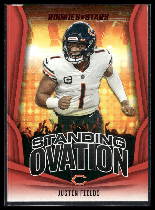 2023 Panini Rookies & Stars #SO-13 Justin Fields Standing Ovation Longevity