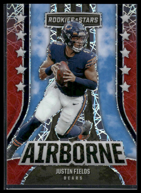 2023 Panini Rookies & Stars #AI-6 Justin Fields Airborne Red Plaid