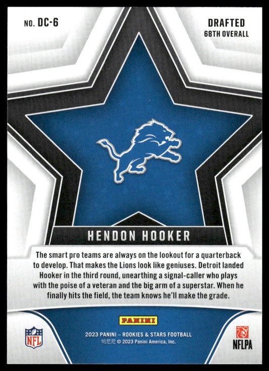 2023 Panini Rookies & Stars #DC-6 Hendon Hooker Draft Class