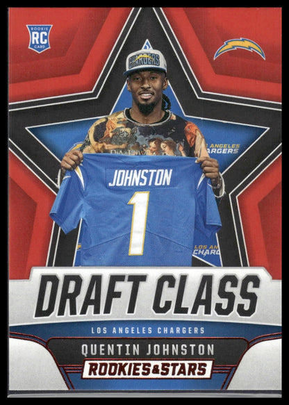 2023 Panini Rookies & Stars #DC-14 Quentin Johnston Draft Class Longevity