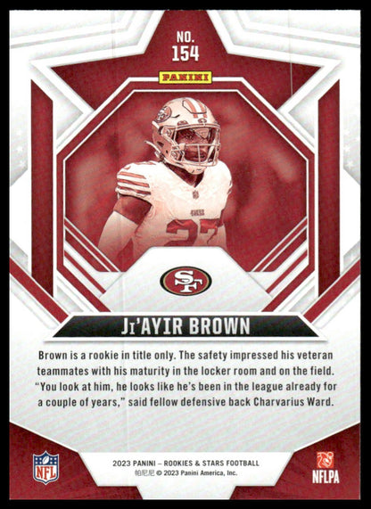 2023 Panini Rookies & Stars #154 Ji'Ayir Brown Longevity