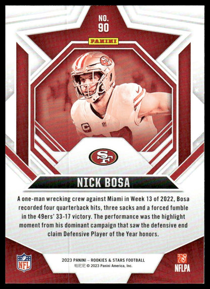 2023 Panini Rookies & Stars #90 Nick Bosa Green