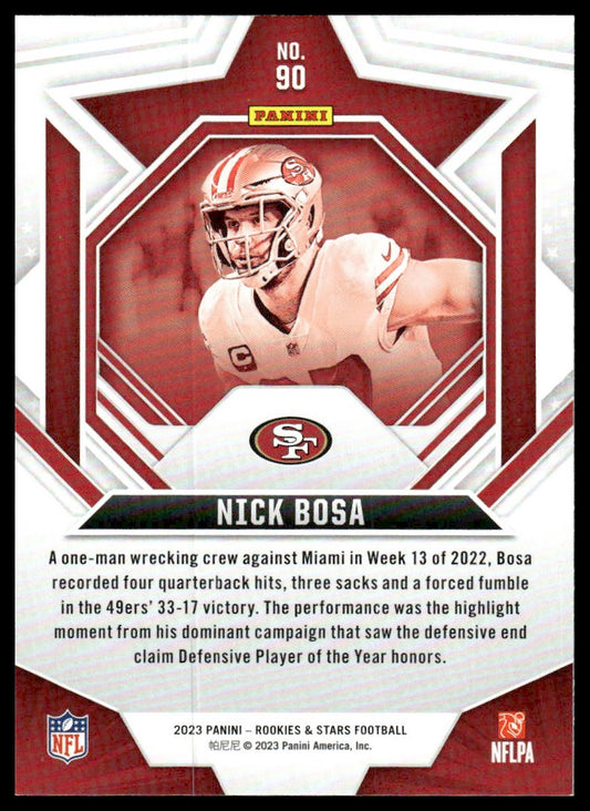 2023 Panini Rookies & Stars #90 Nick Bosa Green