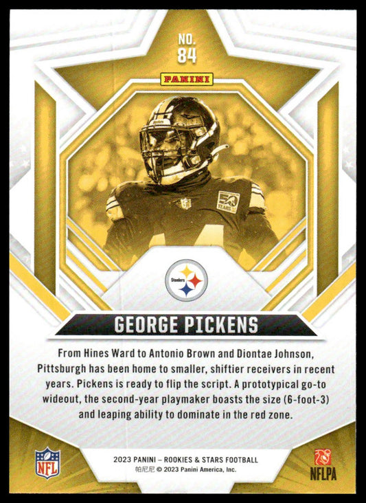 2023 Panini Rookies & Stars #84 George Pickens and