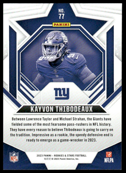 2023 Panini Rookies & Stars #77 Kayvon Thibodeaux Green