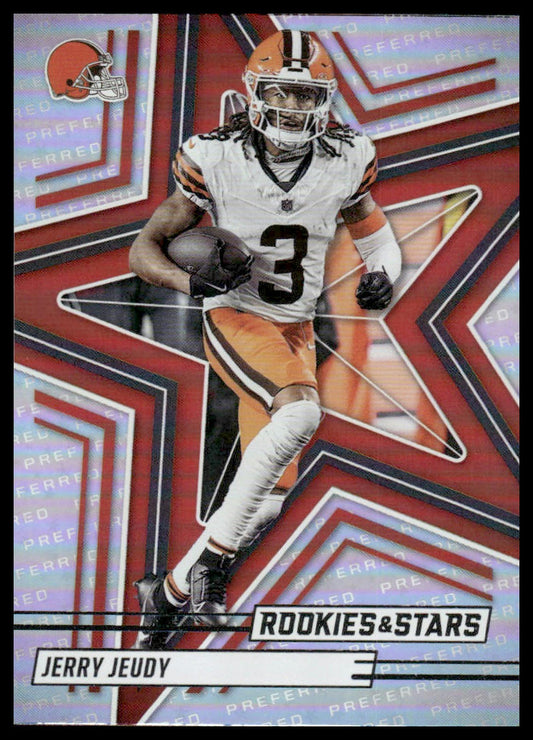 2025 Panini Rookies & Stars #59 Jerry Jeudy Red