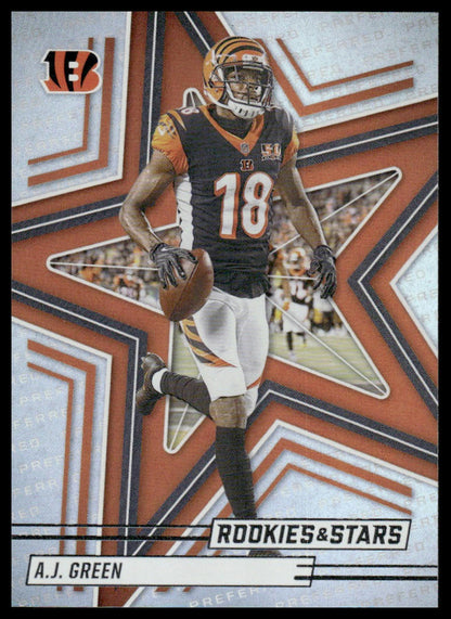 2025 Panini Rookies & Stars #57 A.J. Green Red