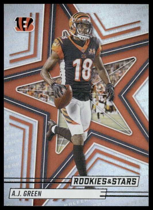 2025 Panini Rookies & Stars #57 A.J. Green Red