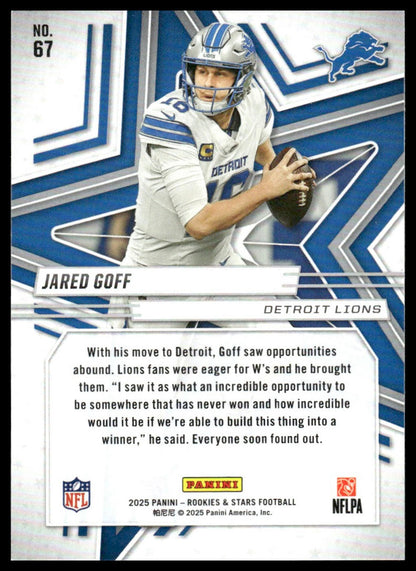 2025 Panini Rookies & Stars #67 Jared Goff