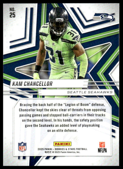 2025 Panini Rookies & Stars #25 Kam Chancellor Green