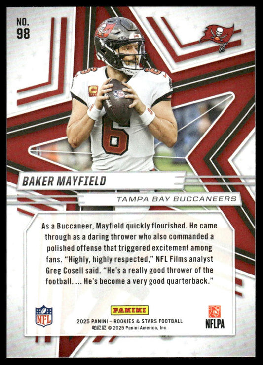 2025 Panini Rookies & Stars #98 Baker Mayfield Red
