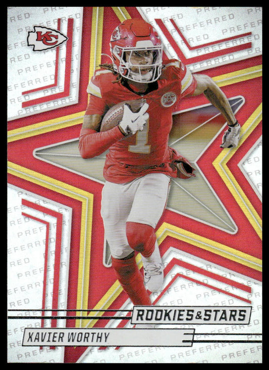 2025 Panini Rookies & Stars #9 Xavier Worthy Preferred