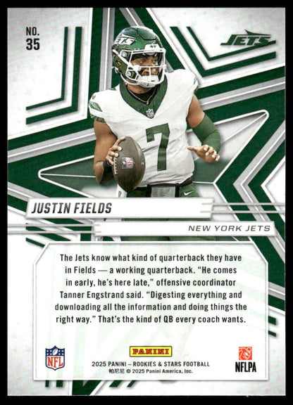 2025 Panini Rookies & Stars #35 Justin Fields Red