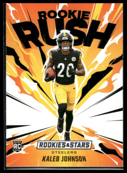 2025 Panini Rookies & Stars #7 Kaleb Johnson Rookie Rush