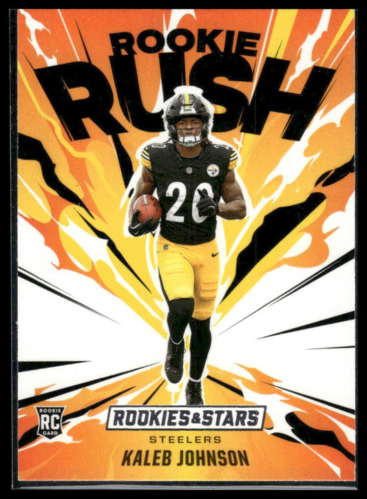 2025 Panini Rookies & Stars #7 Kaleb Johnson Rookie Rush