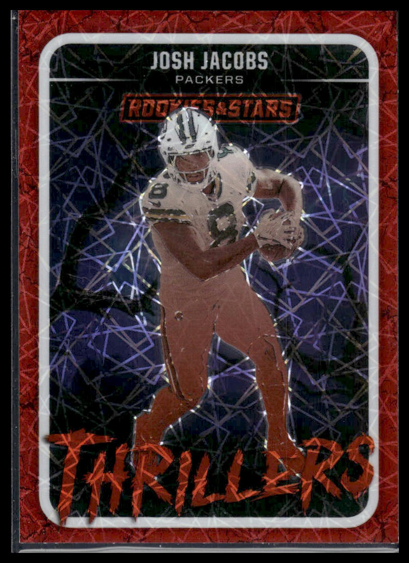 2025 Panini Rookies & Stars #6 Josh Jacobs Thrillers Blue Plaid
